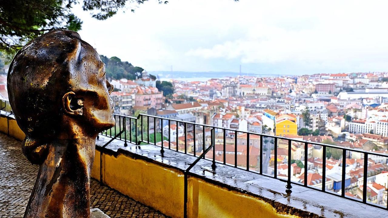 Traditional Apartment With A Terrace, Ac And Fast Internet Lissabon Exterior foto