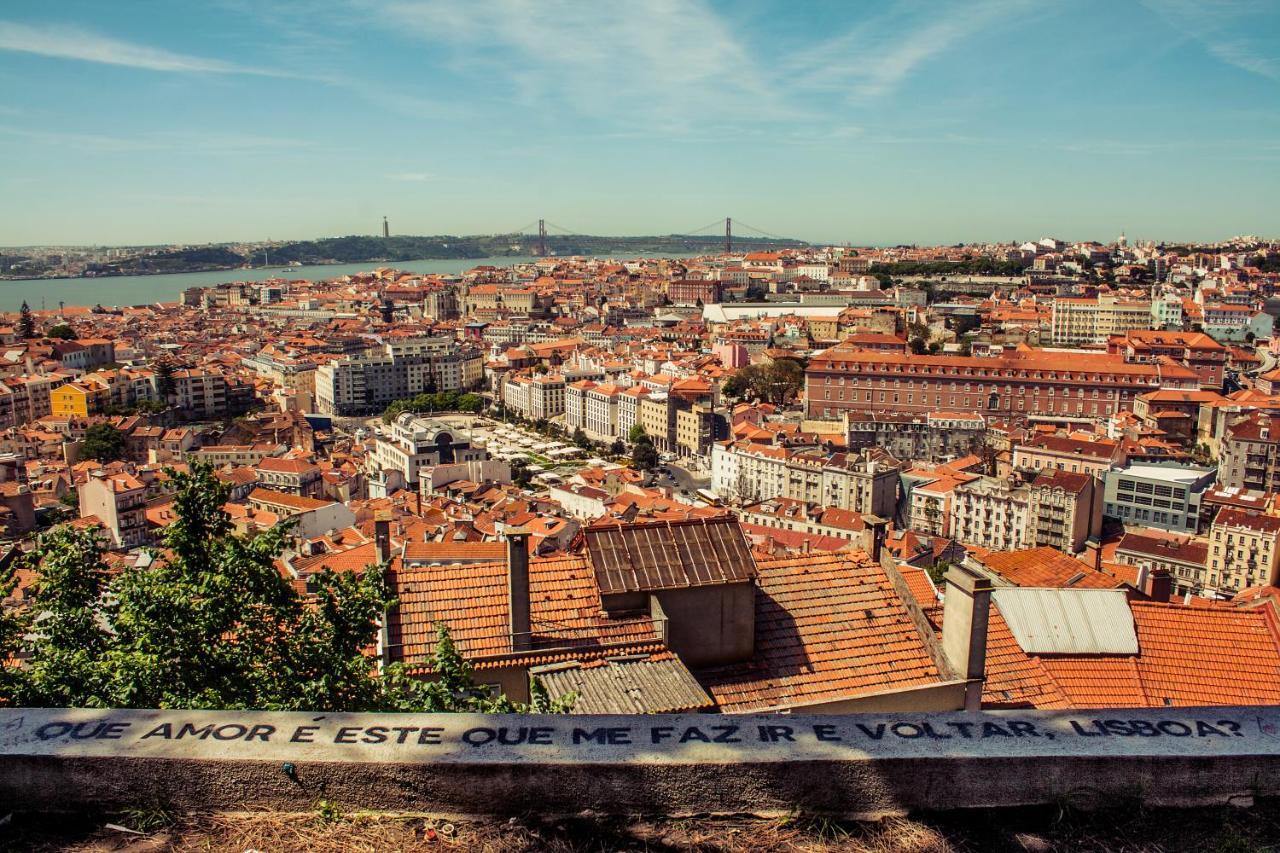 Traditional Apartment With A Terrace, Ac And Fast Internet Lissabon Exterior foto